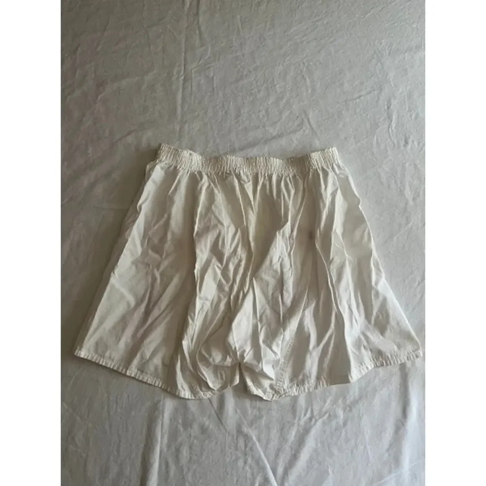 All Cotton Boxers White with Candy Canes Size 36 L NWOT